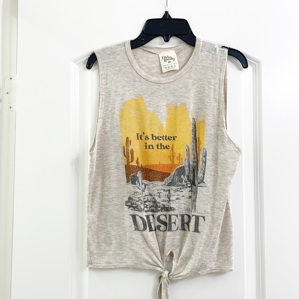 Dirtee Laundry It's Better In The Desert tank top